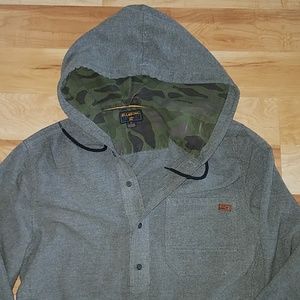 Billabong Men's Hooded Long Sleevs Shirt